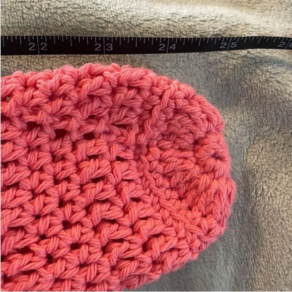 Handmade Water Bottle Tote Bag Cotton Crossbody Crochet Coral Dragonfly Present - Picture 9 of 17